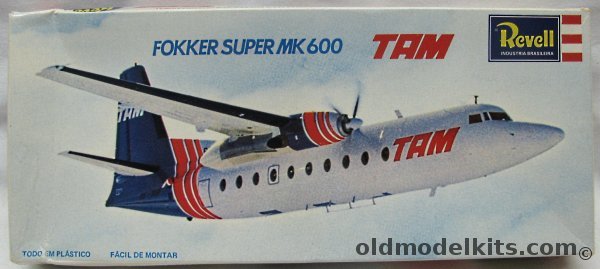 Revell 1/94 Fokker Super Mk600 (F-27 / F27) - TAM Airlines - Kikoler Issue, H297 plastic model kit